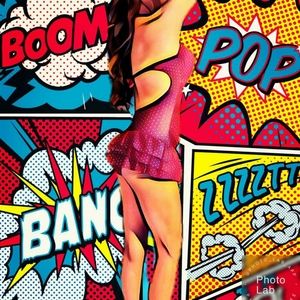 Pin Up Rockabilly Swimsuit Red&White Polka Dot M